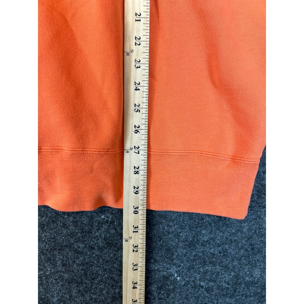 Vintage 90s Polo Sport Ralph Lauren Shore Guard Raglan Sweatshirt Men XXL Orange - Picture 8 of 11